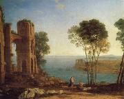 Claude Lorrain The Harbor of Baiae with Apollo and the Cumaean Sibyl oil on canvas